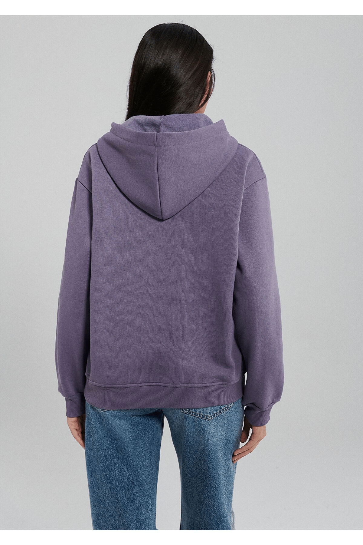MAVİ KADIN KAPİŞONLU SWEATSHIRT Cadet 167299-70608