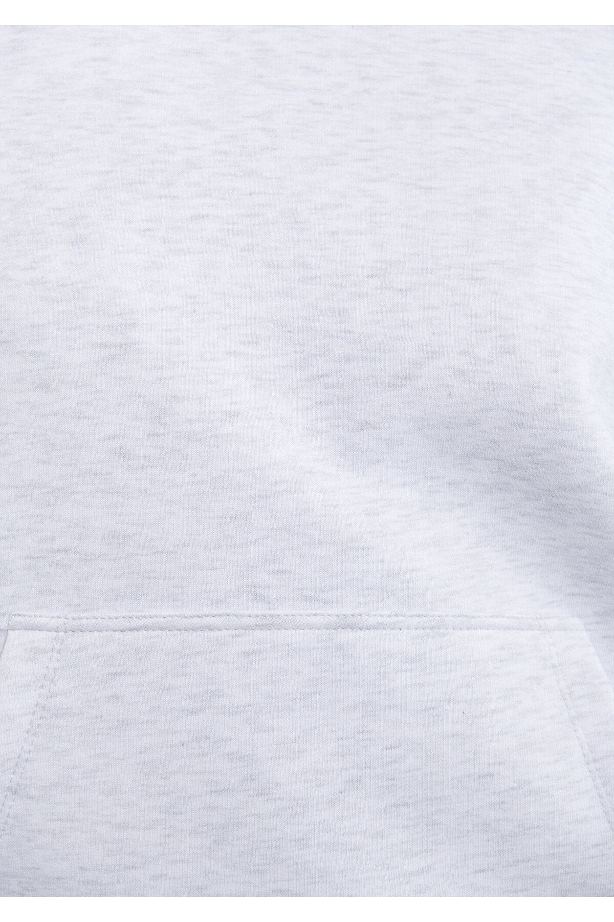 MAVİ KADIN KAPİŞONLU SWEATSHIRT Kar Gri MelanJ 167299-85438