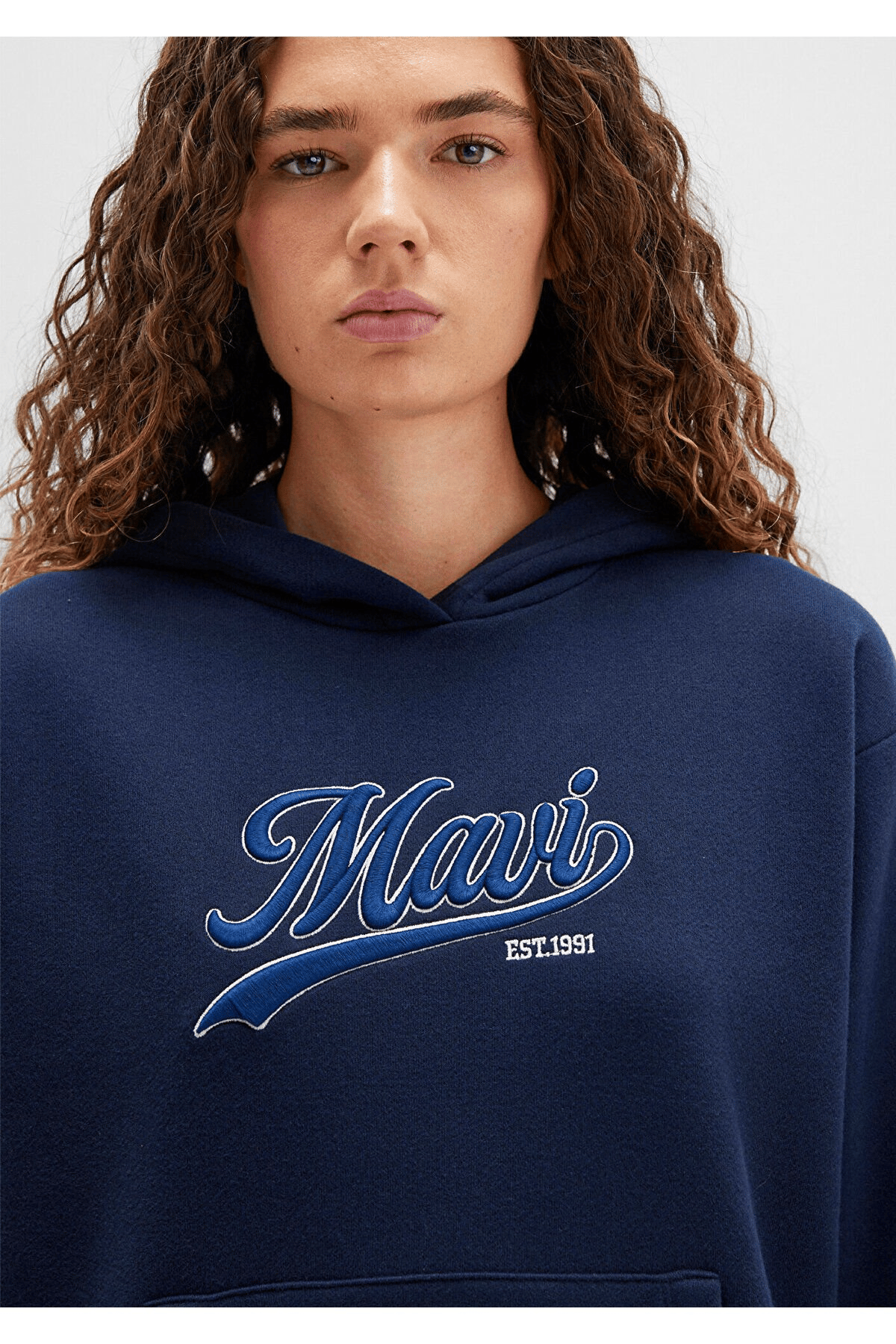 MAVİ KADIN KAPİŞONLU SWEATSHIRT Koyu Lacivert 1S10420-82318