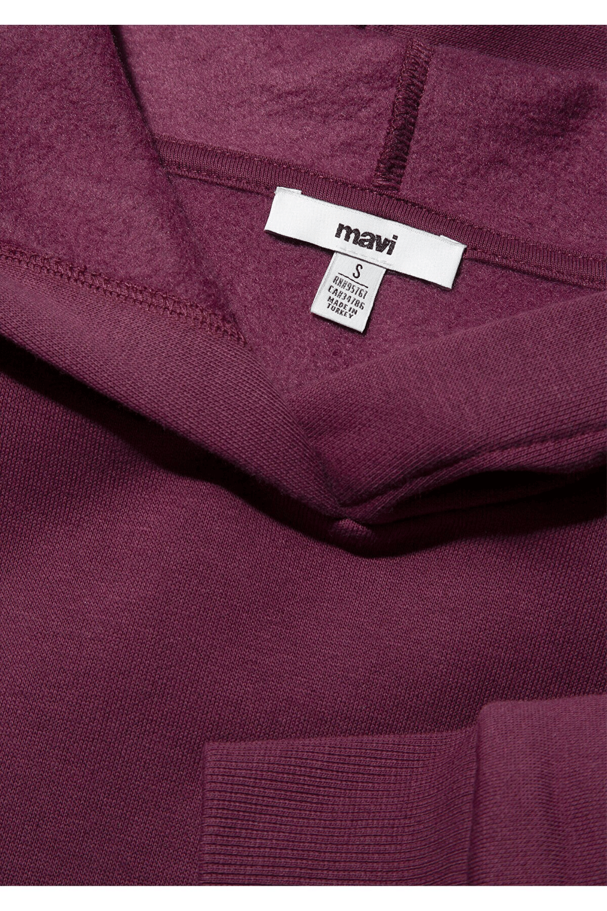 MAVİ KADIN KAPİŞONLU SWEATSHIRT Koyu Şarap 167299-70670