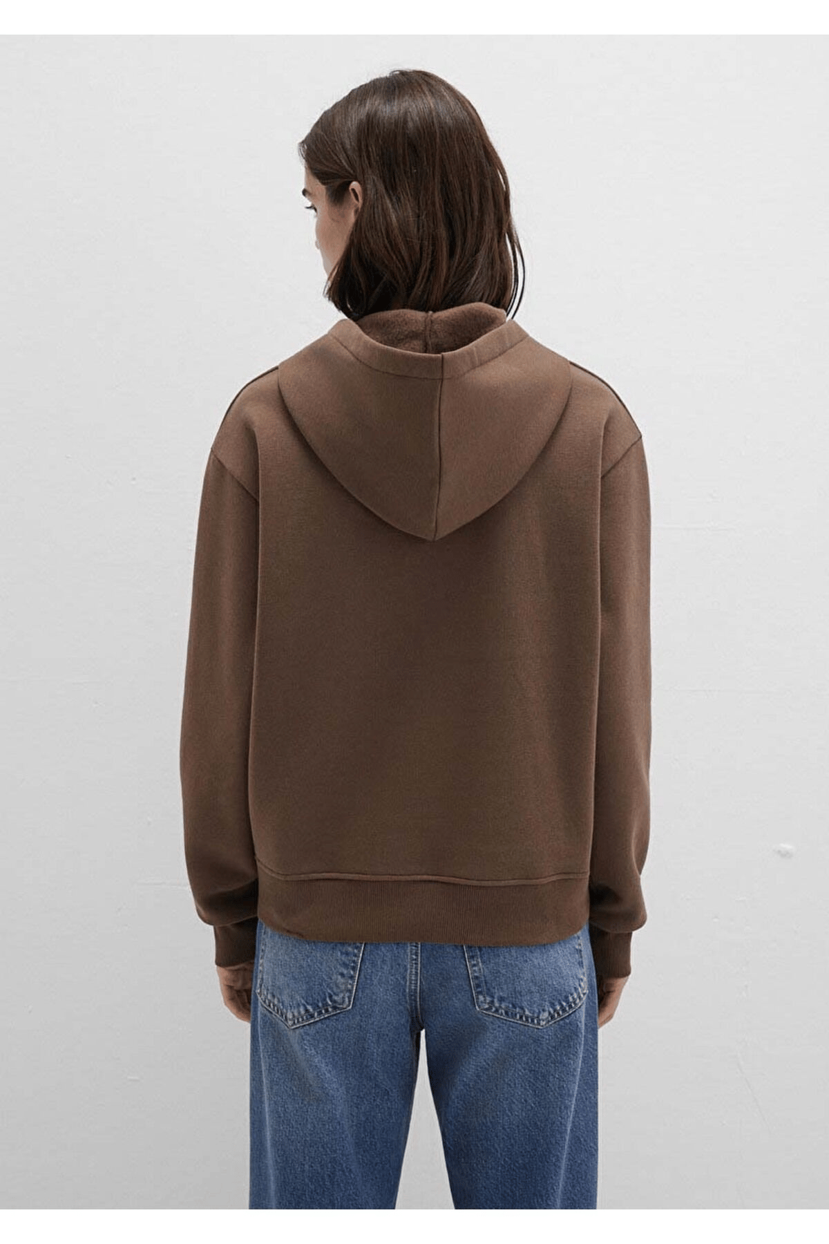 MAVİ KADIN KAPİŞONLU SWEATSHIRT Toprak Kahve 167299-81959