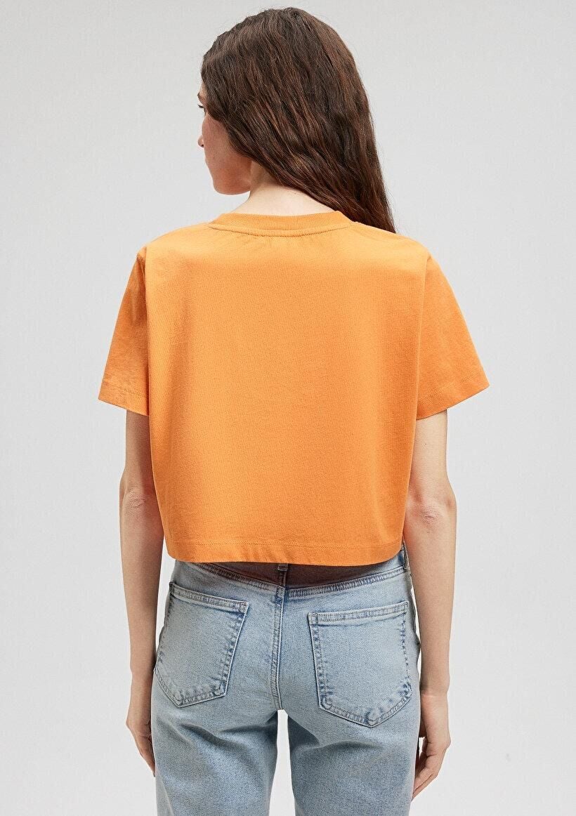 MAVİ KADIN KISA KOL CROP TİŞÖRT Orange Ochre 1611644-71414