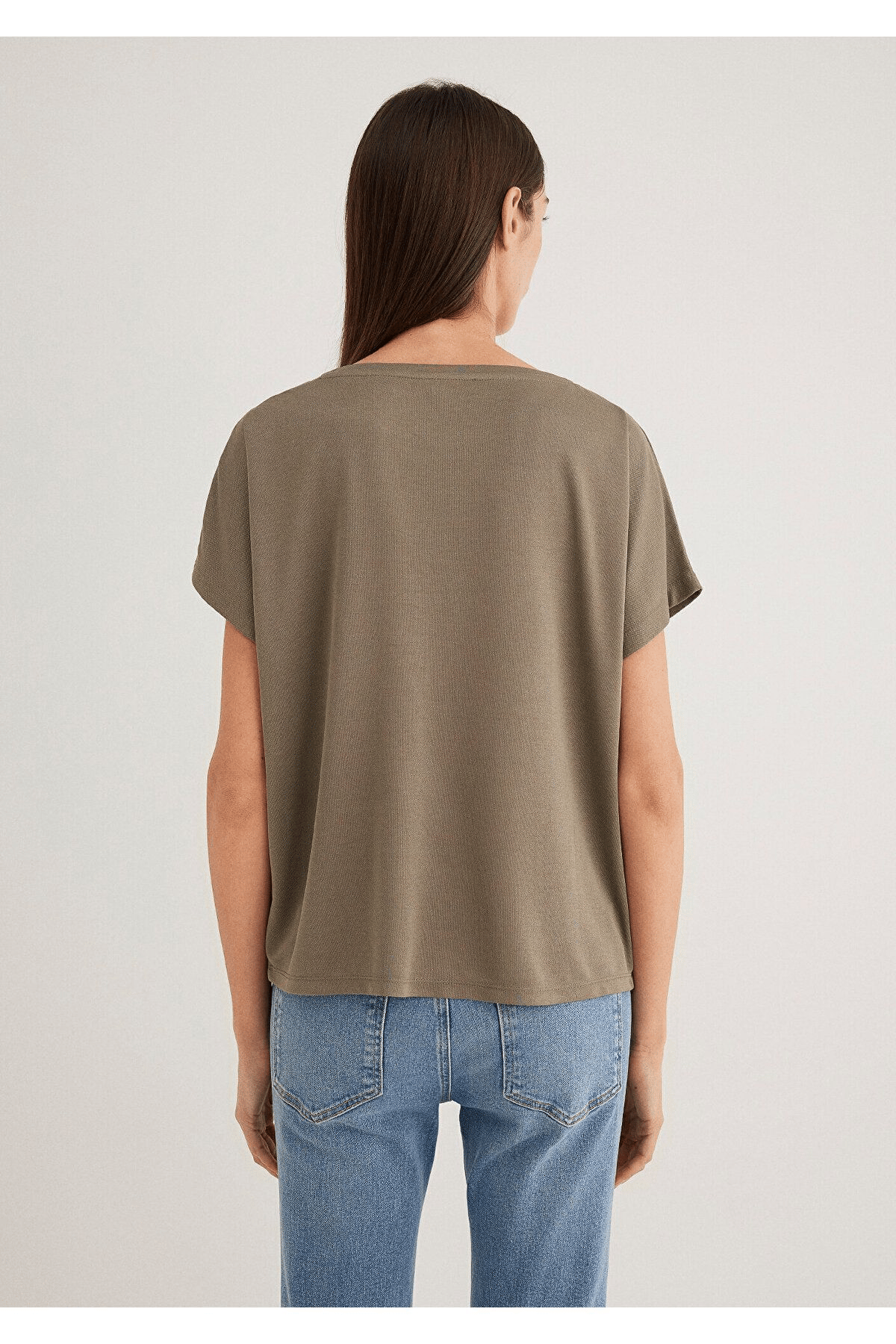 MAVİ KADIN KISA KOL TİŞÖRT  Smokey Olive 167245-86961