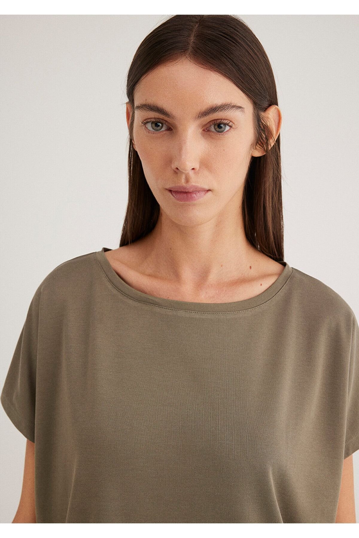 MAVİ KADIN KISA KOL TİŞÖRT  Smokey Olive 167245-86961