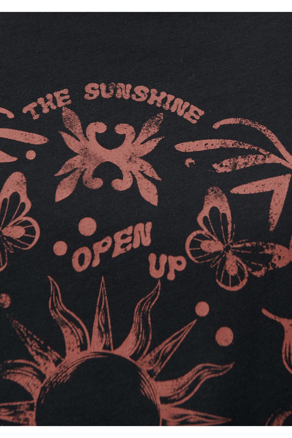 MAVİ KADIN LET THE SUNSHINE BASKILI GRAFİK TİŞÖRT K 1611730-70087