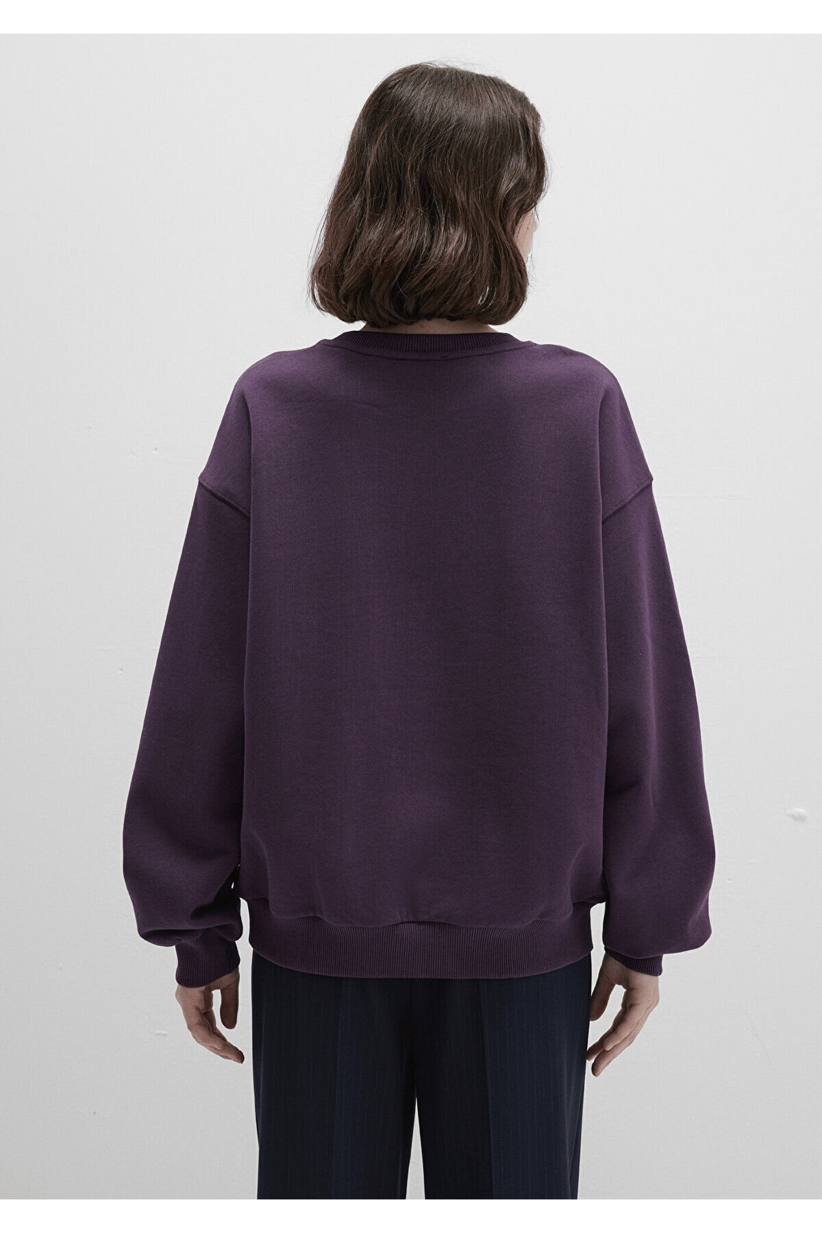 MAVİ KADIN LOGO BASKILI SWEATSHIRT Plum Perfect 1S10372-70635
