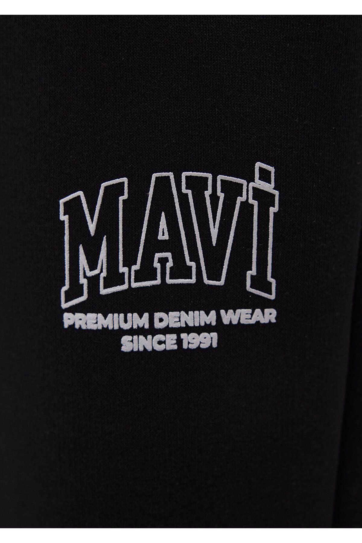 MAVİ KADIN LOGO ÖRME PANTOLON  Siyah 1010800-900