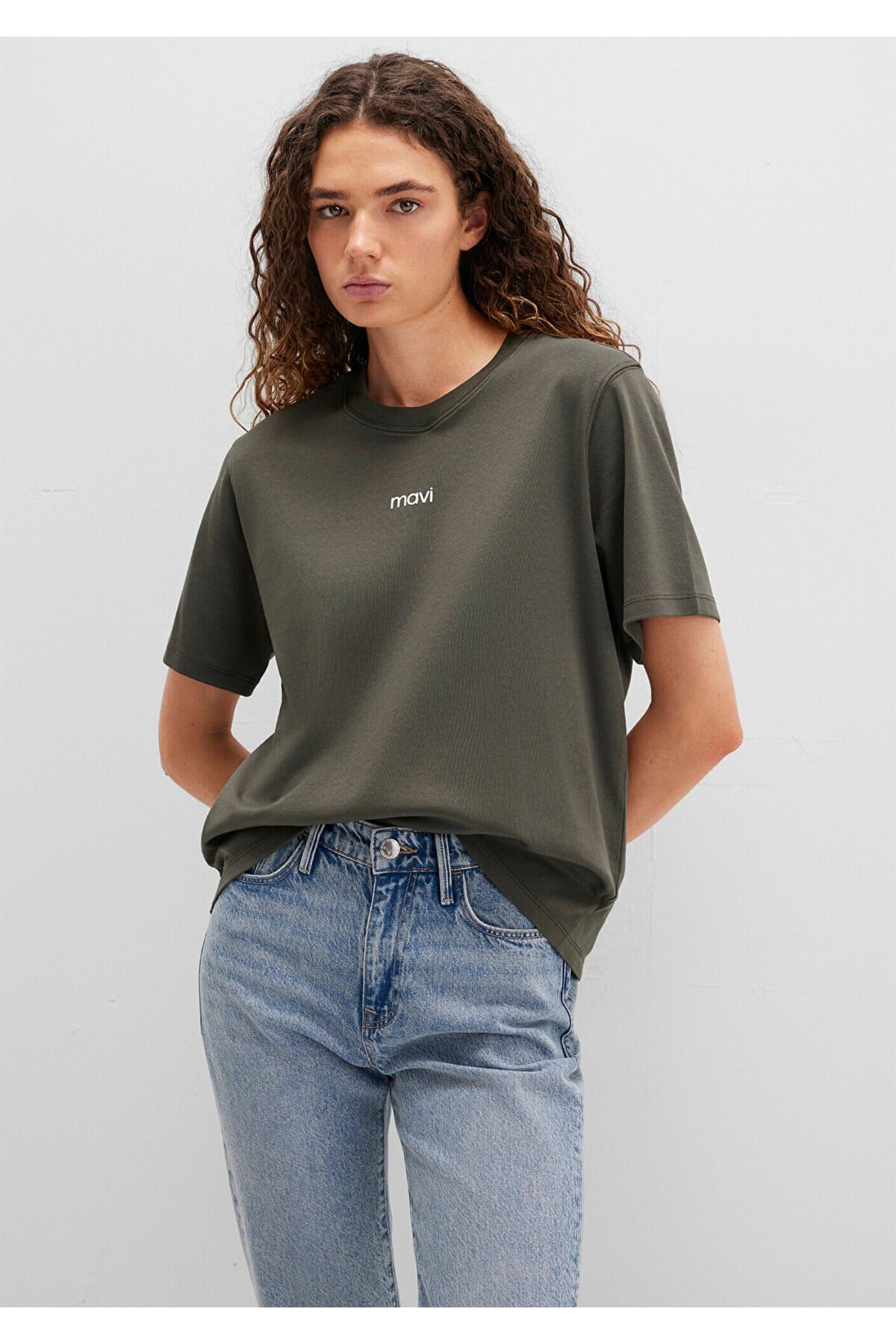 MAVİ KADIN LOGO T-SHIRT Beluga 1612829-71553