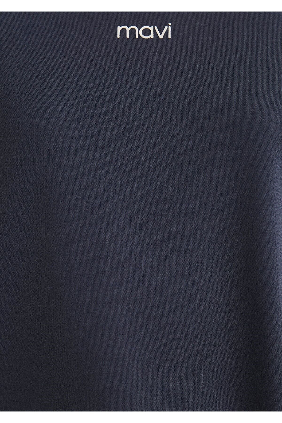 MAVİ KADIN LOGO T-SHIRT Gece Mavisi 1612829-85315