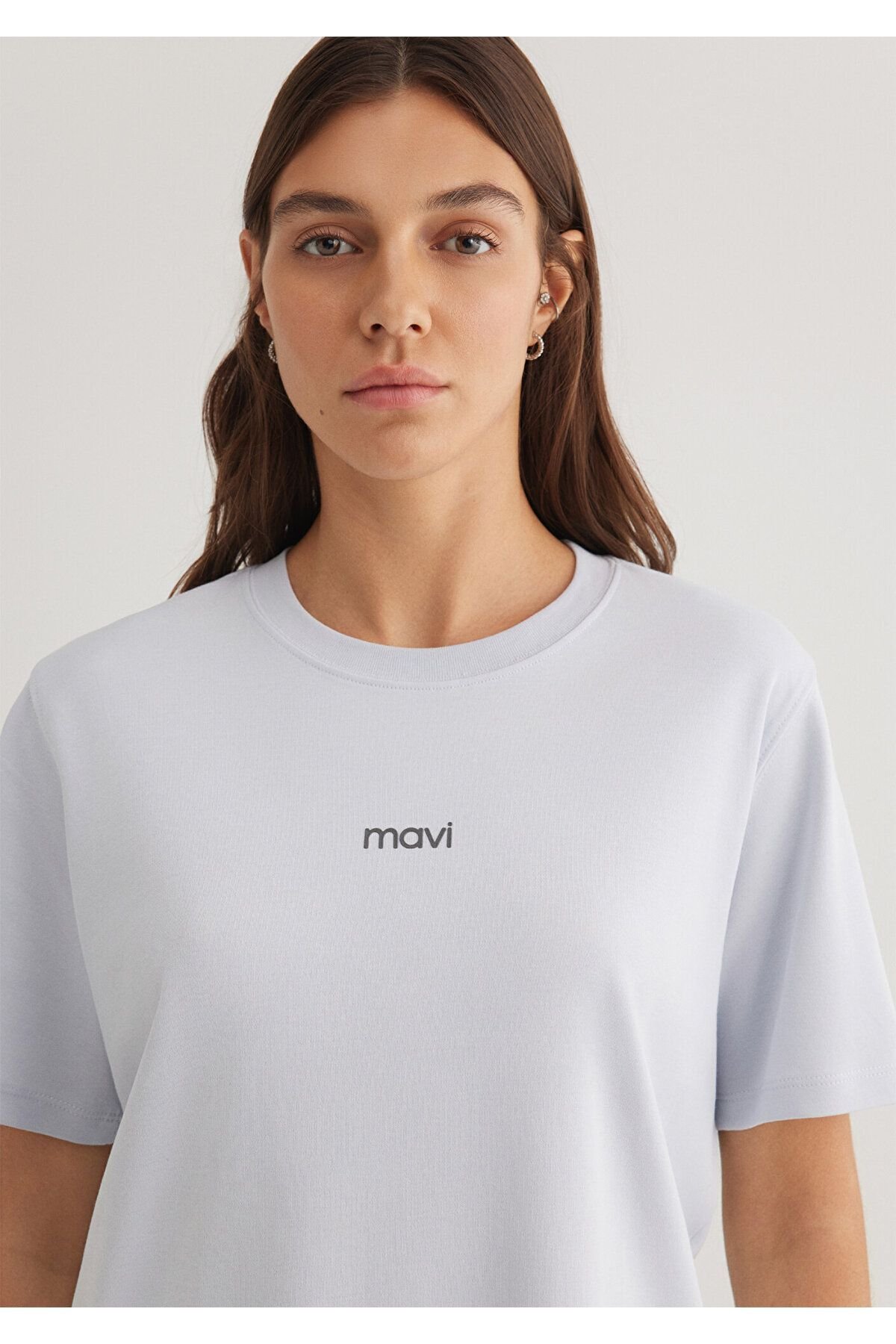 MAVİ KADIN LOGO T-SHIRT HALOGEN BLUE 1612829-89201