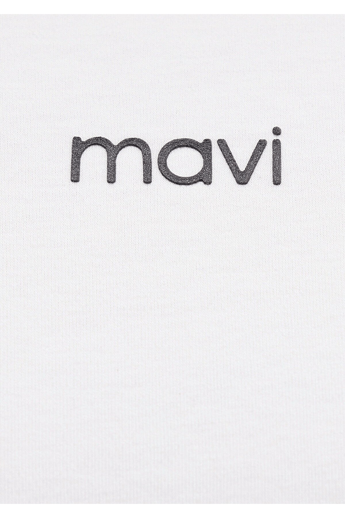 MAVİ KADIN LOGO T-SHIRT Hindistan Cevizi 1612829-80194