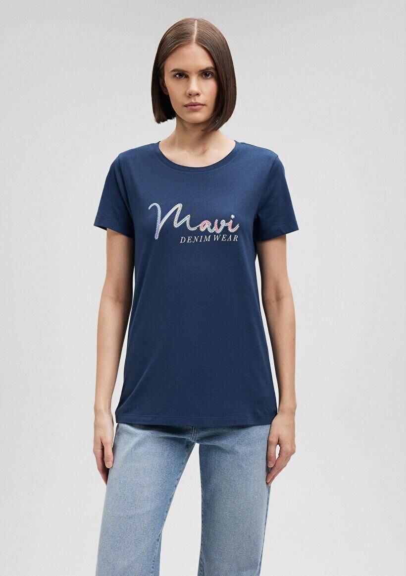 MAVİ KADIN LOGO TİŞÖRT dress blues 1612247-82454