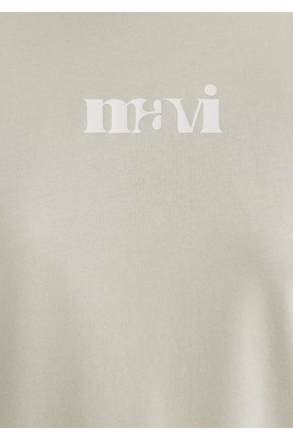 MAVİ KADIN LOGO TIŞORT Sis Yeşil 1612241-70148