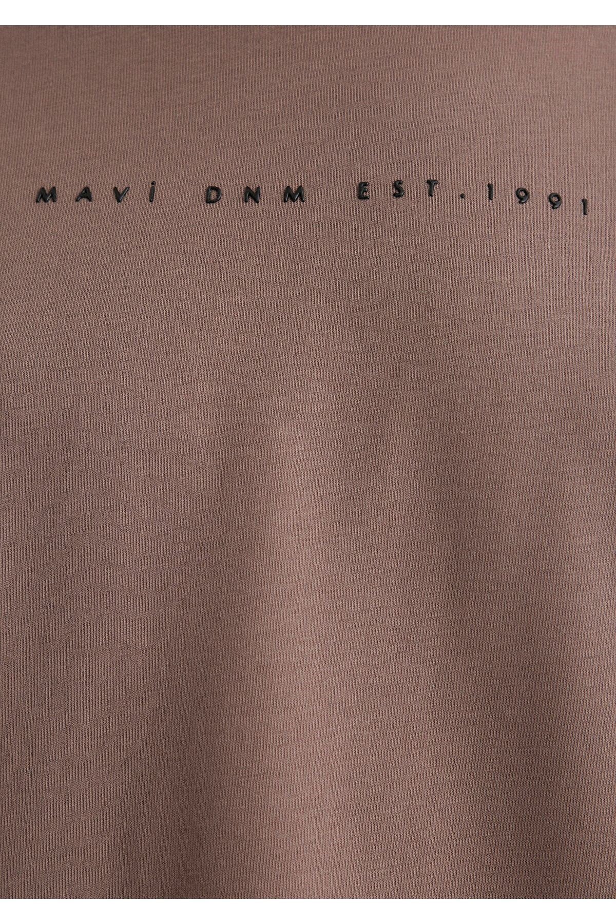 MAVİ KADIN MAVİ BASKILI TİŞÖRT Deep Taupe 1613147-70383