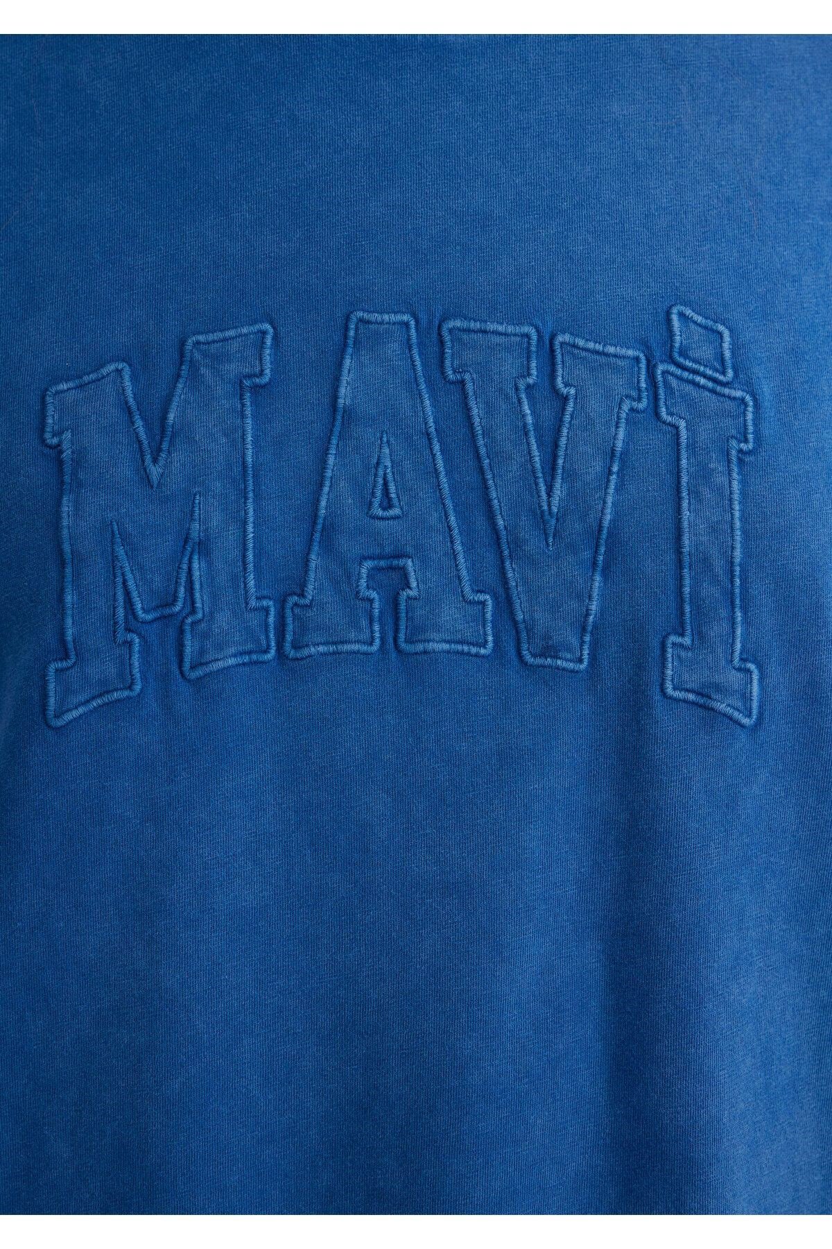 MAVİ KADIN MAVİ BASKILI TİŞÖRT Galaxy Blue 1613224-88121