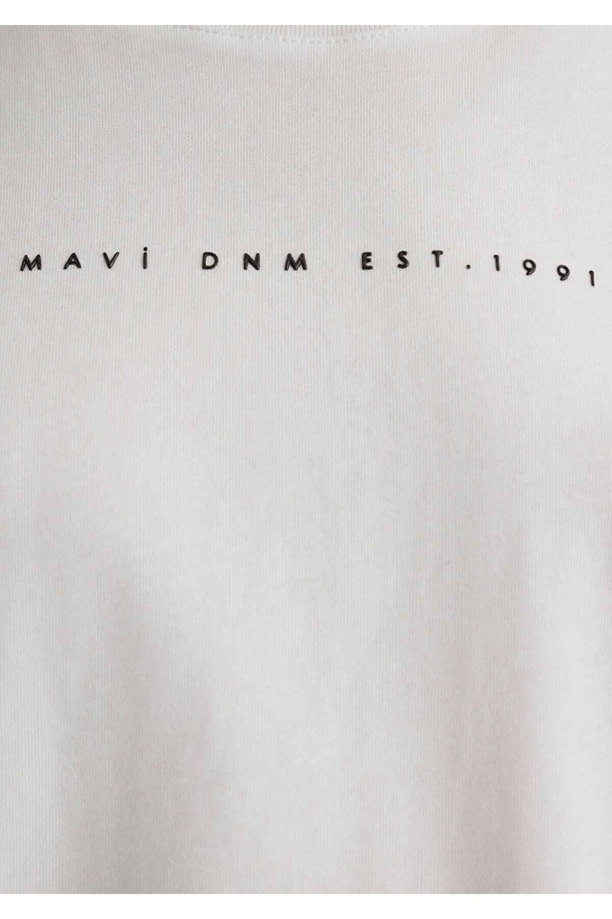 MAVİ KADIN MAVİ BASKILI TİŞÖRT Kırık Beyaz 1613147-70057