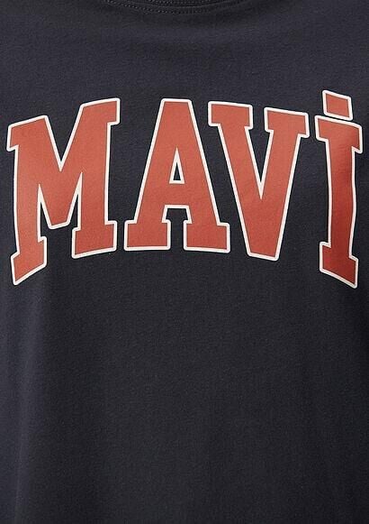 MAVİ KADIN MAVİ BASKILI TİŞÖRT KOYU ANTRASİT 1600843-82185