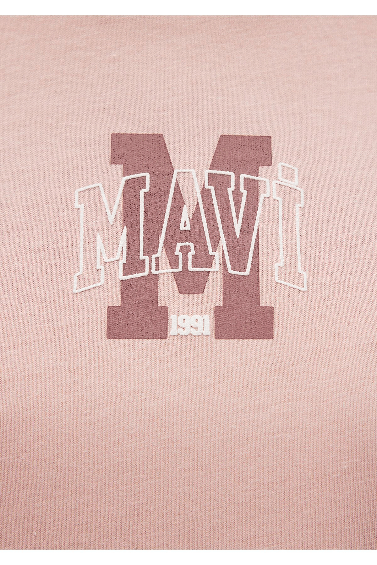 MAVİ KADIN MAVİ BASKILI TİŞÖRT Misty Rose 1612633-71164