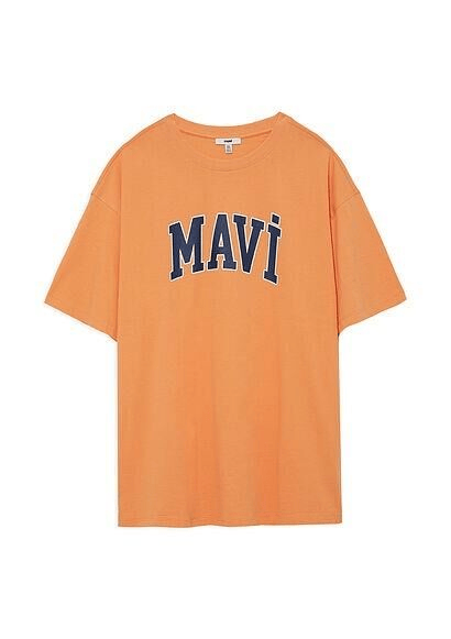 MAVİ KADIN MAVİ BASKILI TİŞÖRT Mock Orange 1600843-71407