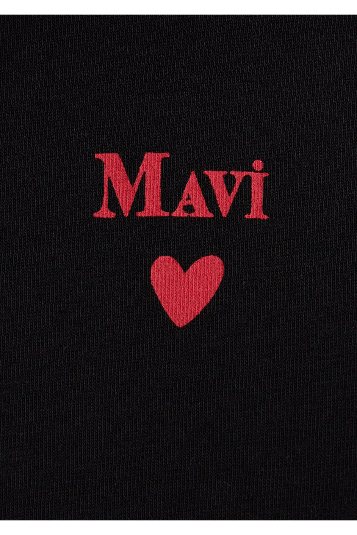 MAVİ KADIN MAVI BASKILI TISÖRT Siyah 1601185-900