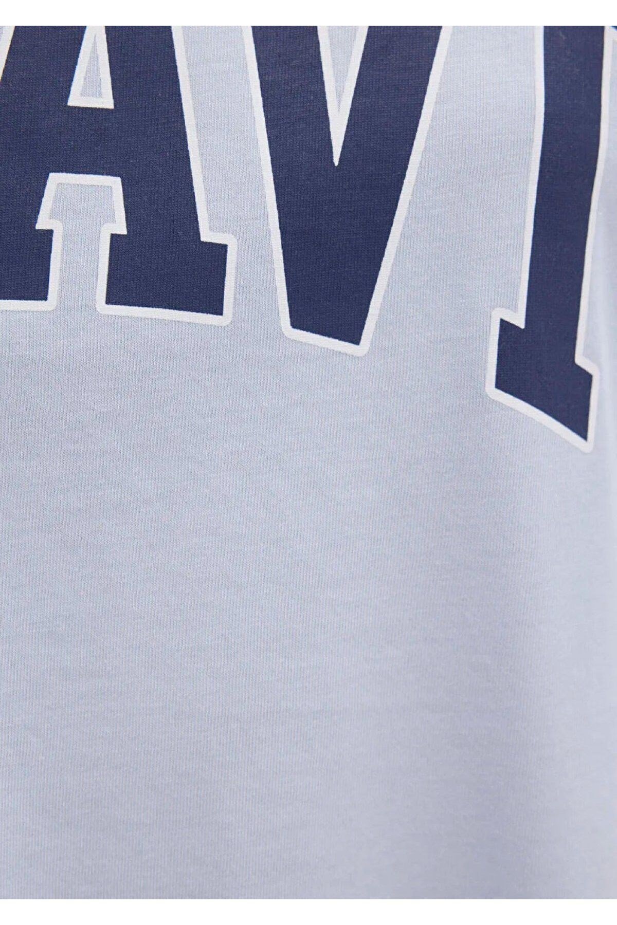 MAVİ KADIN MAVİ BASKILI TİŞÖRT Uçuk Mavi 1600843-70717