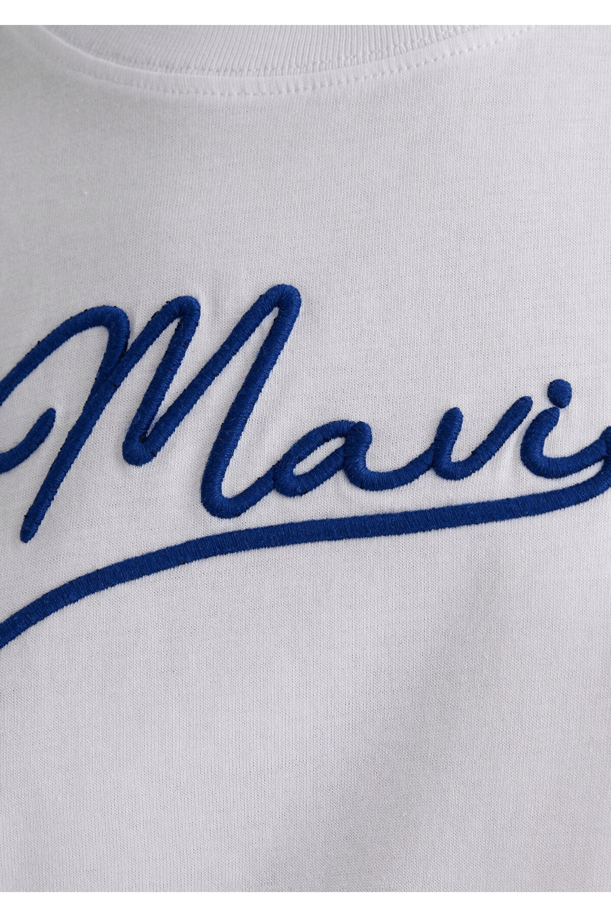 MAVİ KADIN MAVI JEANS BASKILI TİŞÖRT BEYAZ 1612421-620