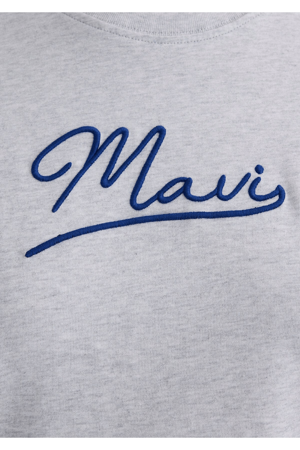 MAVİ KADIN MAVI JEANS BASKILI TİŞÖRT Light Grey Mel 1612421-87033