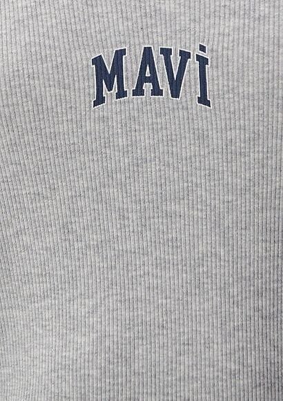 MAVİ KADIN MAVİ LOGO ATLET Gri Melanj 1611899-83096