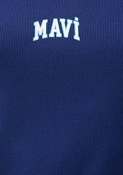 MAVİ KADIN MAVİ LOGO ATLET Koyu Saks Mavi 1611899-70722