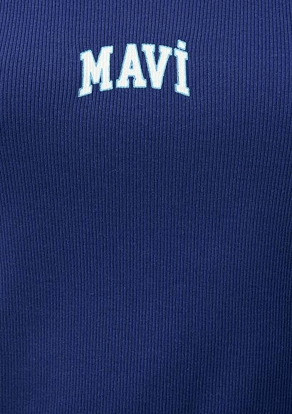MAVİ KADIN MAVİ LOGO ATLET Koyu Saks Mavi 1611899-70722