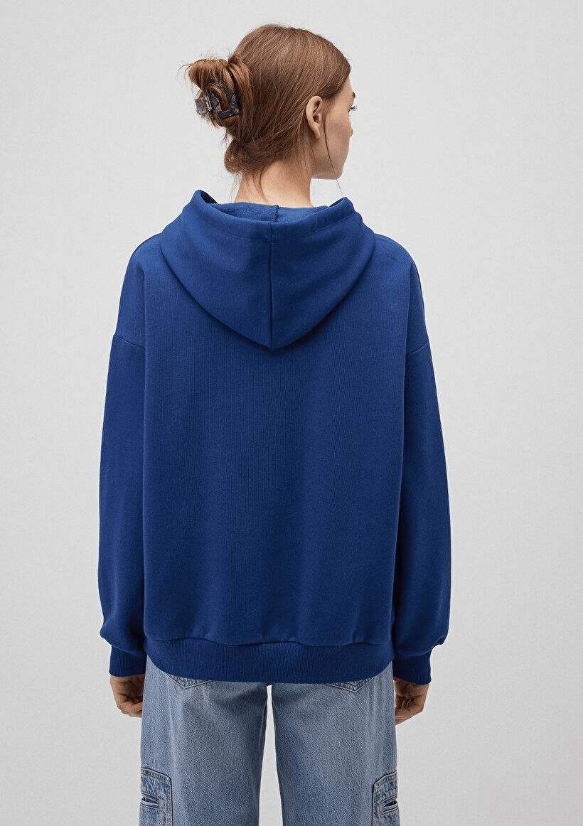 MAVİ KADIN MAVİ LOGO KAPÜŞONLU SWEATSHIRT Koyu Lavi 1600361-82625