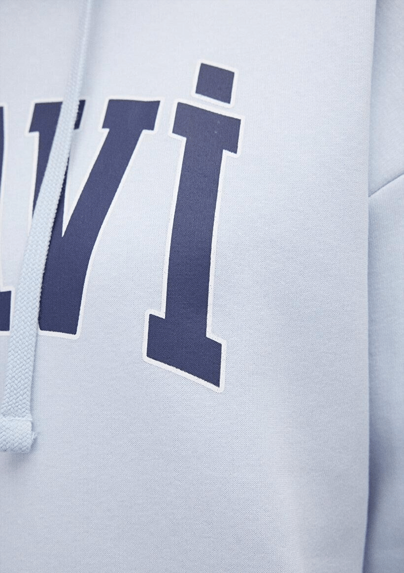 MAVİ KADIN MAVİ LOGO KAPÜŞONLU SWEATSHIRT Uçuk Mavi 1600361-70717