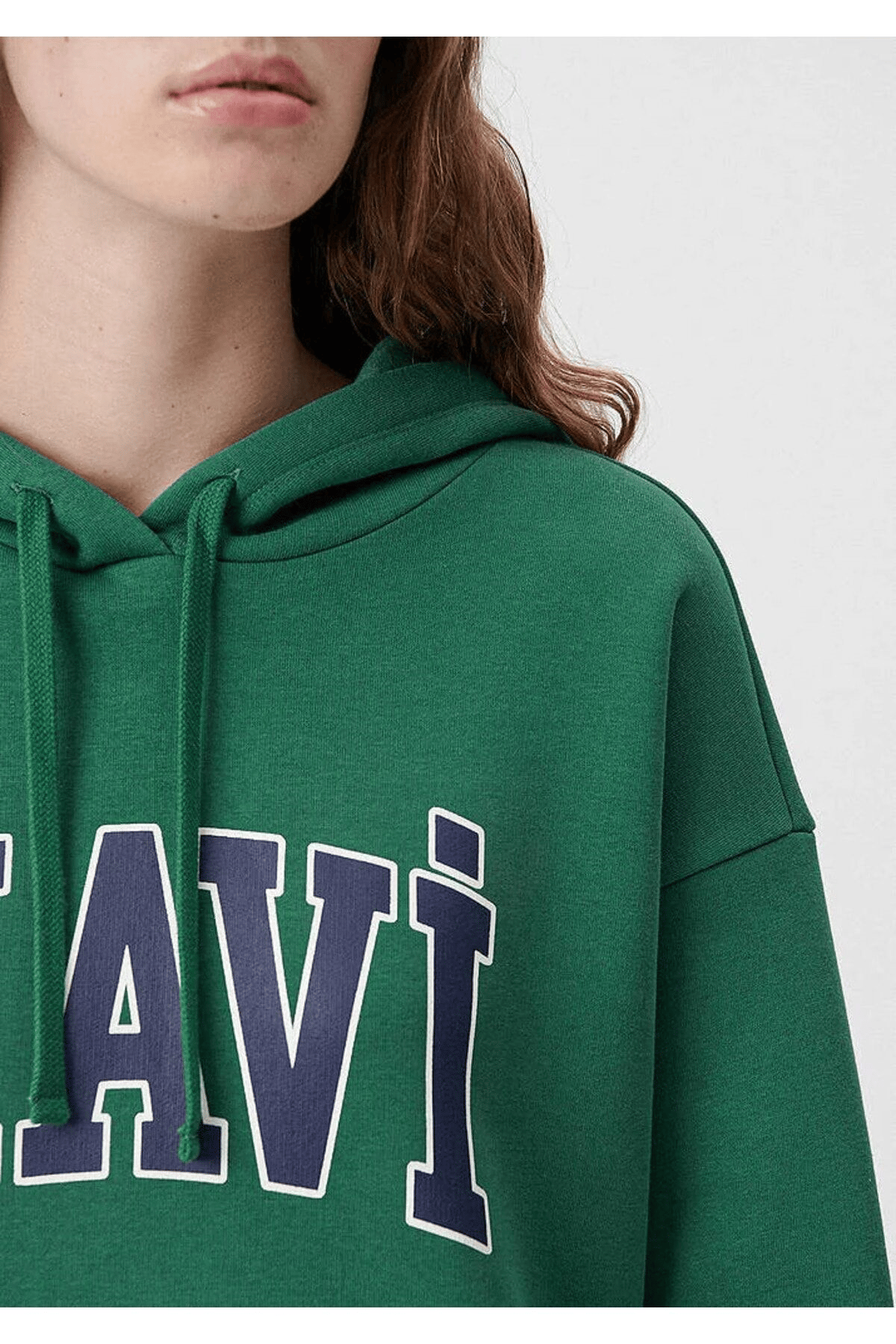MAVİ KADIN MAVİ LOGO KAPÜŞONLU SWEATSHIRT Avcı Yeşi 1600361-71892