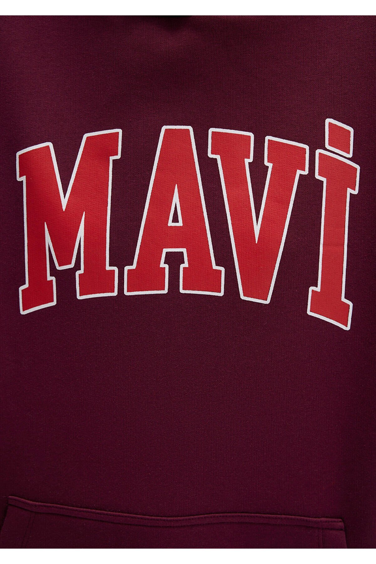 MAVİ KADIN MAVİ LOGO KAPÜŞONLU SWEATSHIRT Maroon Ba 1600361-90705