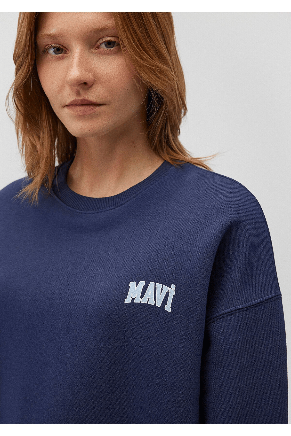 MAVİ KADIN MAVİ LOGO SWEATSHIRT İndigo Mavi 1611600-70487