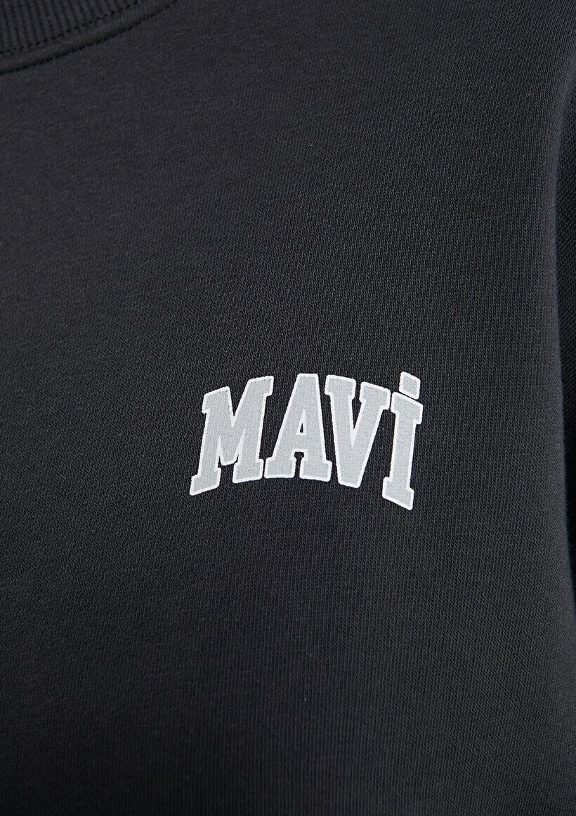 MAVİ KADIN MAVİ LOGO SWEATSHIRT Koyu Antrasit 1611600-82185