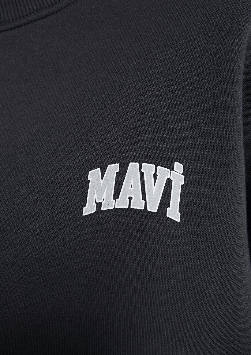MAVİ KADIN MAVİ LOGO SWEATSHIRT Koyu Antrasit 1611600-82185