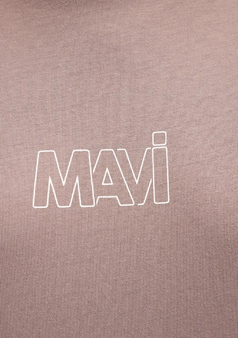 MAVİ KADIN MAVİ LOGO TİŞÖRT Ay Taşı Bej 1611592-70364