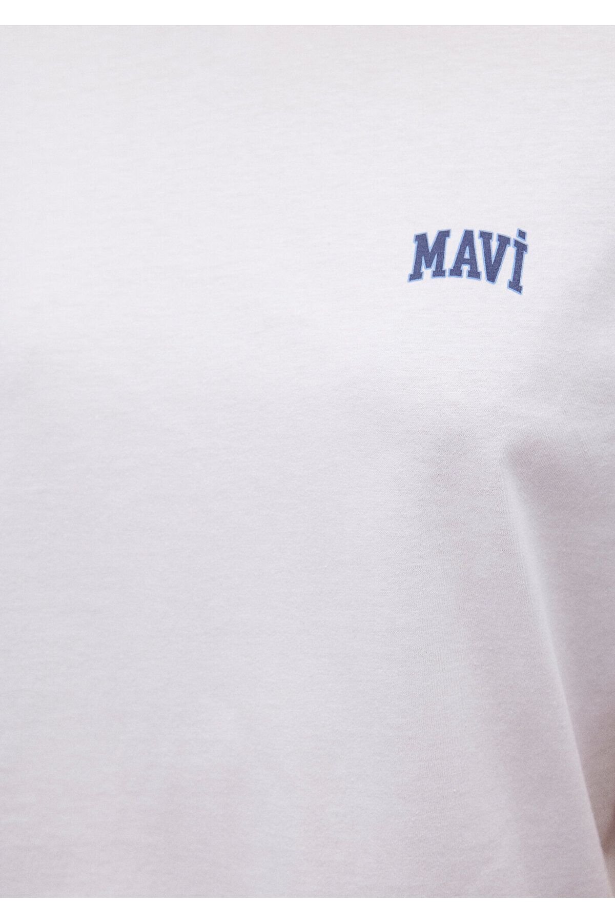 MAVİ KADIN MAVİ LOGO TİŞÖRT Beyaz 1611900-620