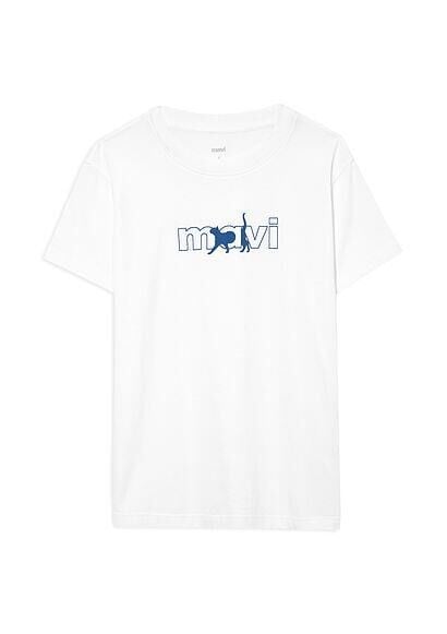 MAVİ KADIN MAVİ LOGO TİŞÖRT Beyaz 1611478-620