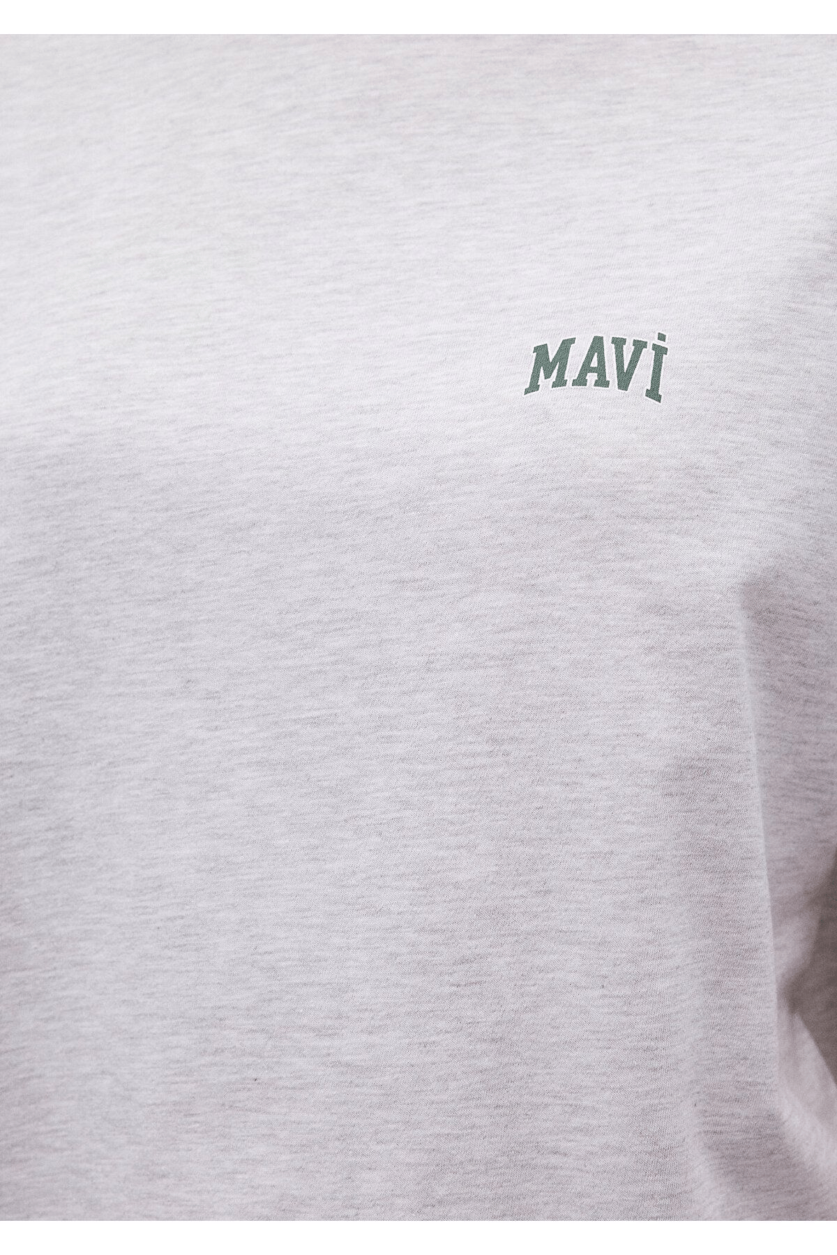 MAVİ KADIN MAVİ LOGO TİŞÖRT Bulut Gri Melanj 1611900-85524