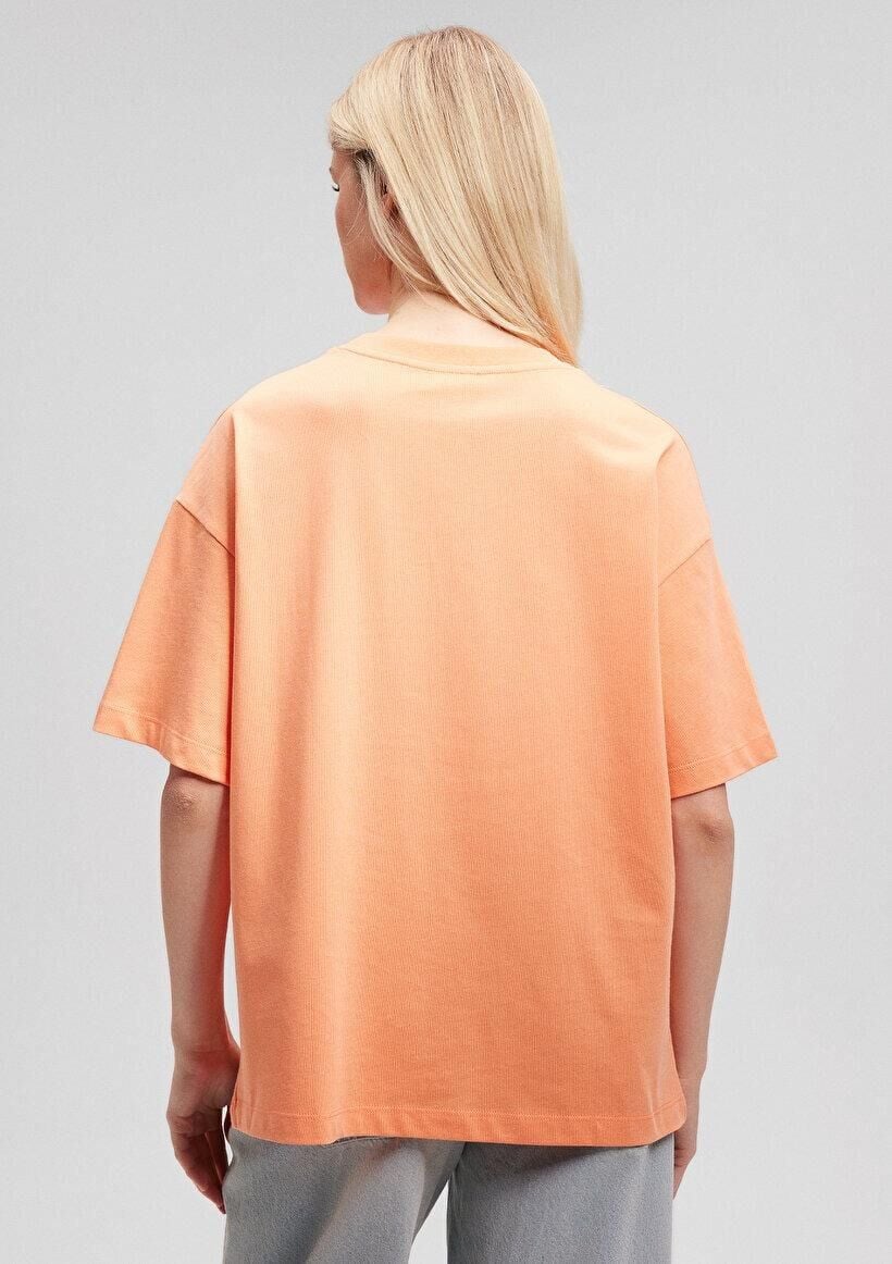 MAVİ KADIN MAVİ LOGO TSHIRT Papaya 1611593-84617
