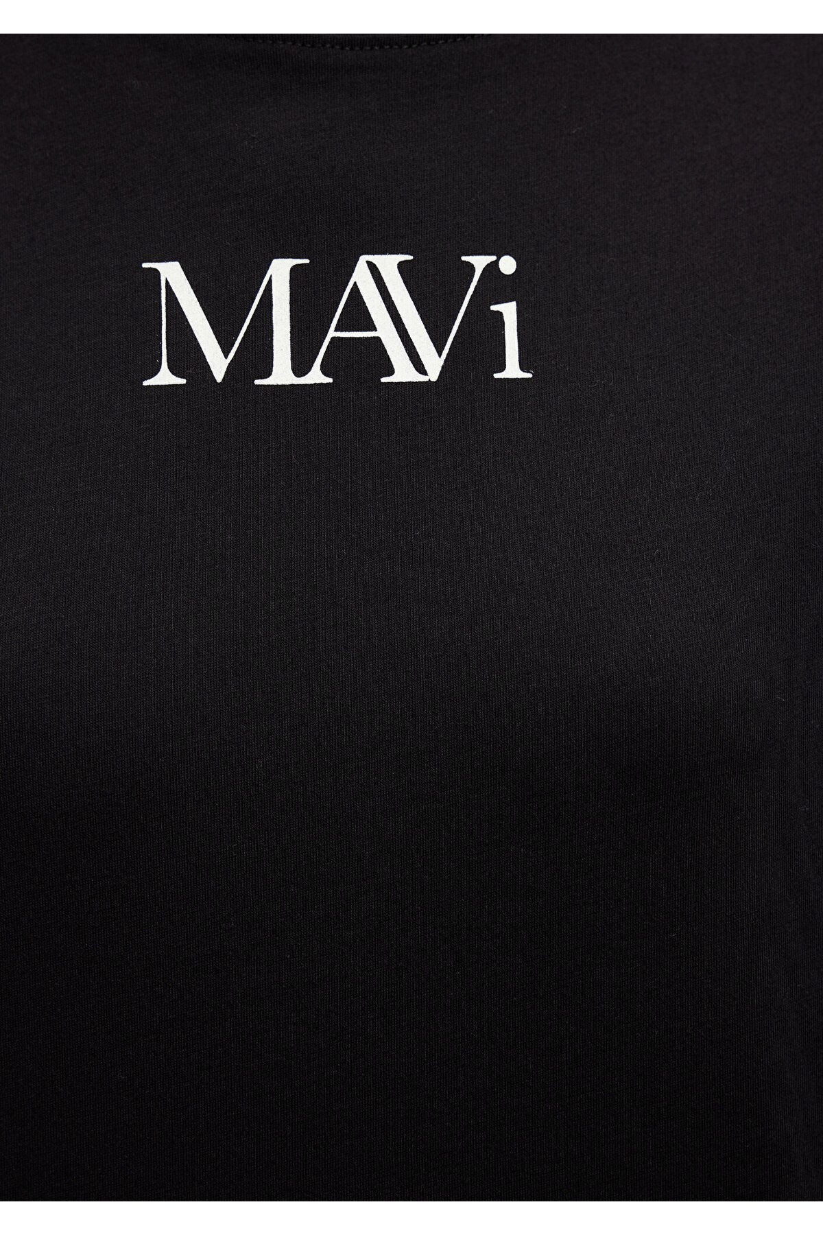 MAVİ KADIN MAVI LOGO TSHIRT Siyah 1611594-900
