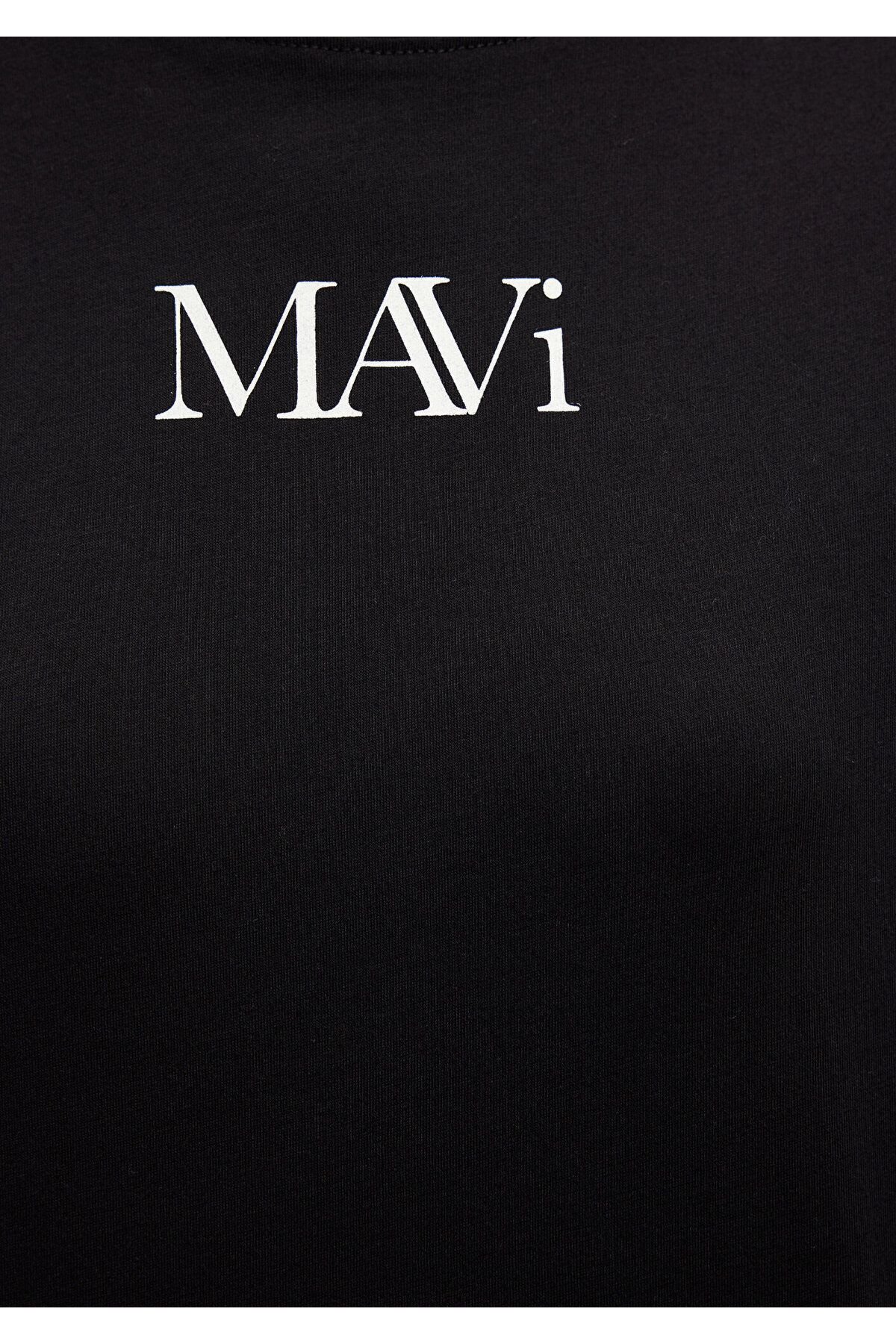 MAVİ KADIN MAVI LOGO TSHIRT Siyah 1611594-900