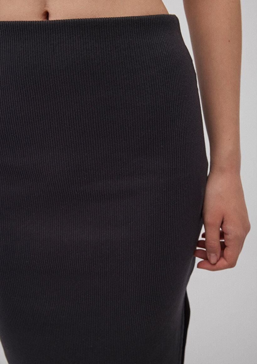 MAVİ KADIN MIDI ÖRME ETEK Kömür 1310564-70087
