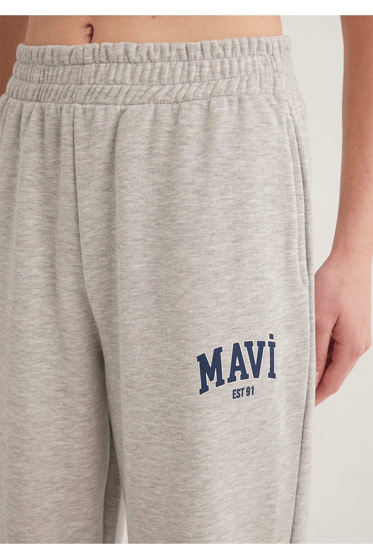MAVİ  KADIN ÖRME PANTOLON GRİ MELANJ 1010757-82816