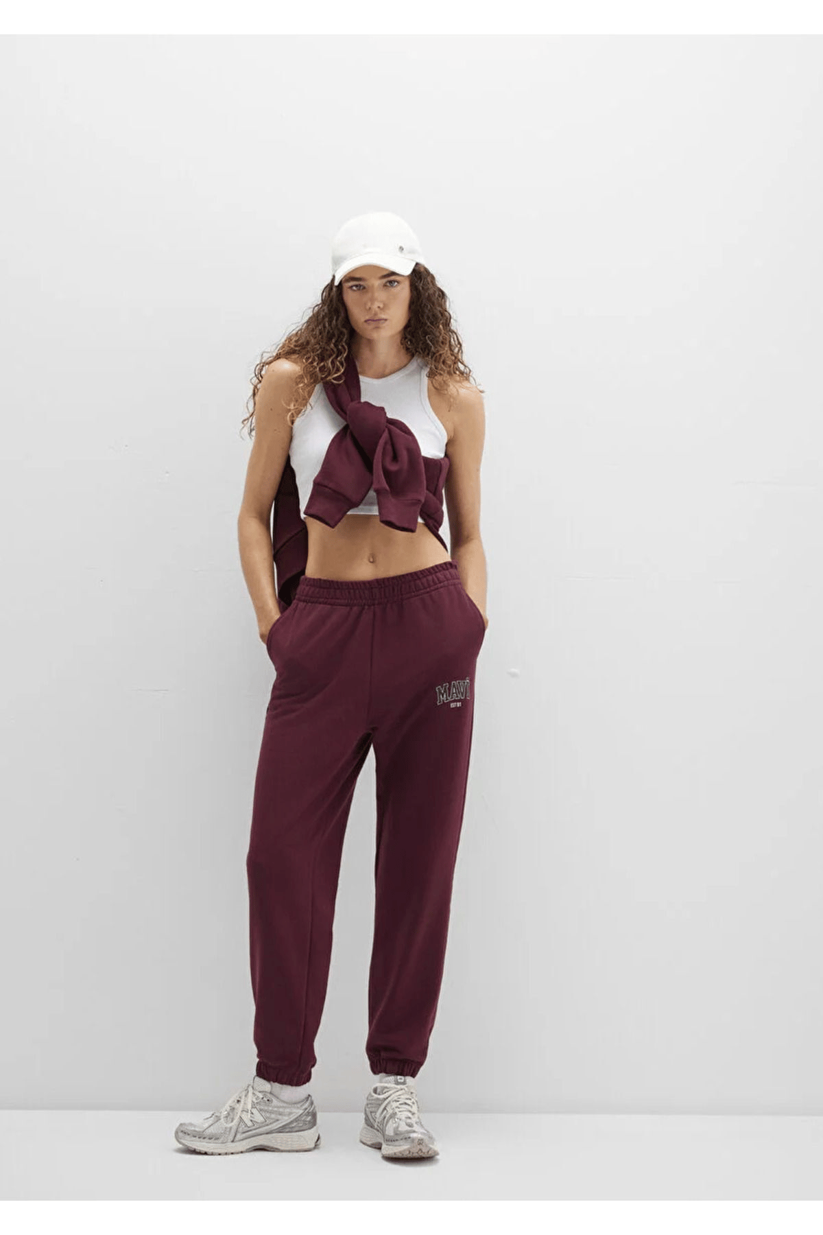 MAVİ KADIN ÖRME PANTOLON Maroon Banner 1010757-90705