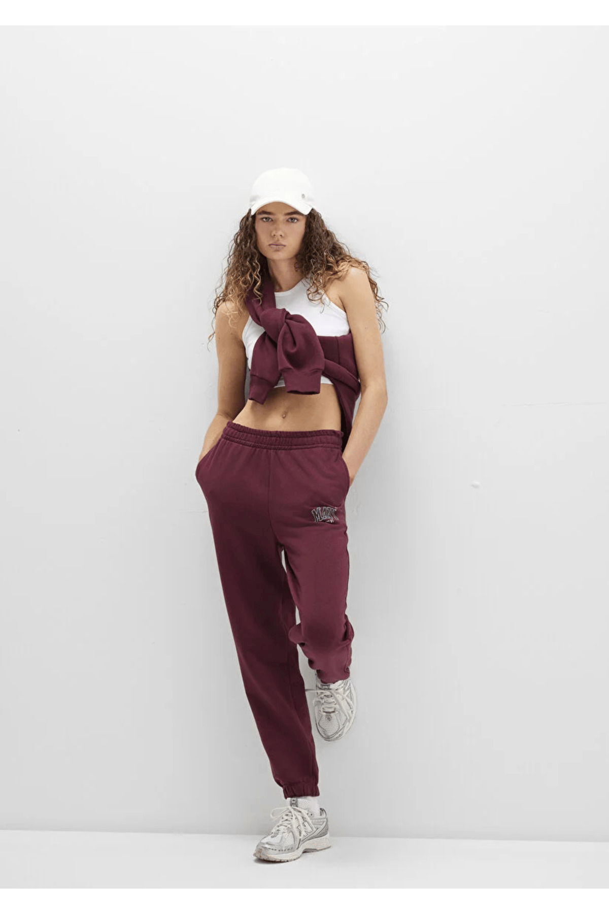 MAVİ KADIN ÖRME PANTOLON Maroon Banner 1010757-90705