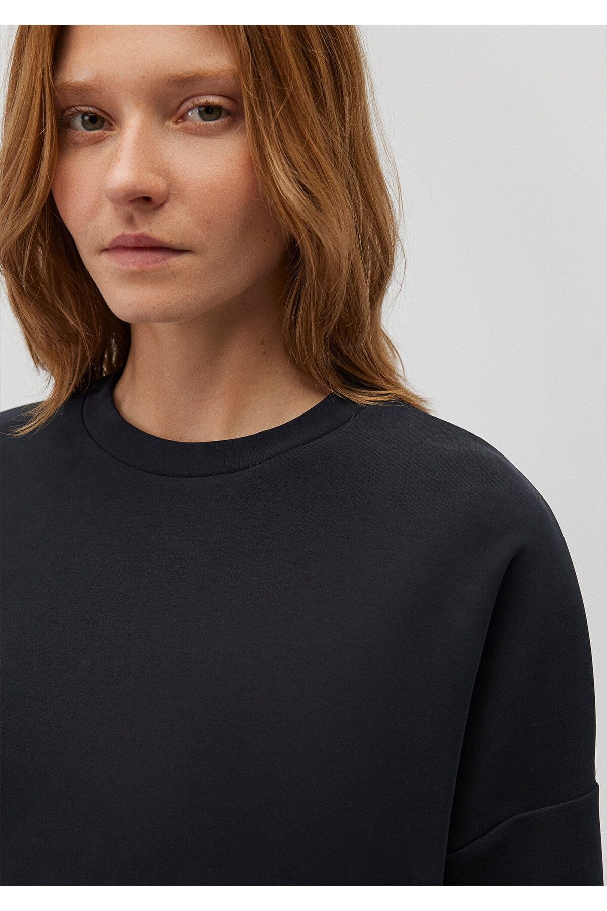 MAVİ KADIN OVERSİZE SWEATSHIRT Siyah 168837-900