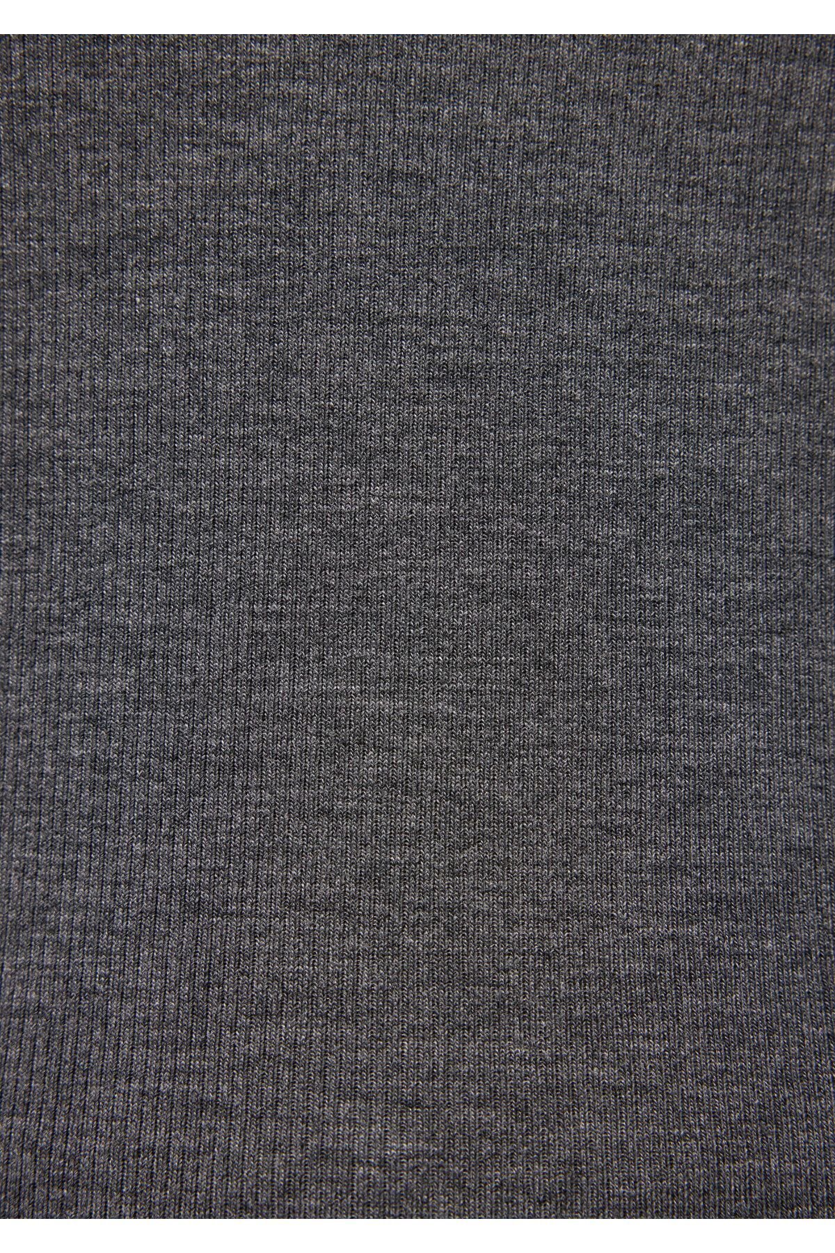 MAVİ KADIN UZUN KOLLU BASIC Gri Melanj 1612817-83096